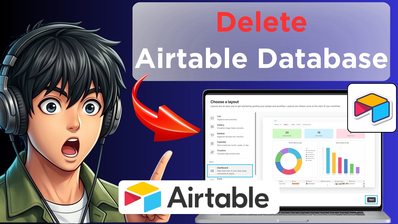 Как удалить базу данных Airtable (простое руководство)
