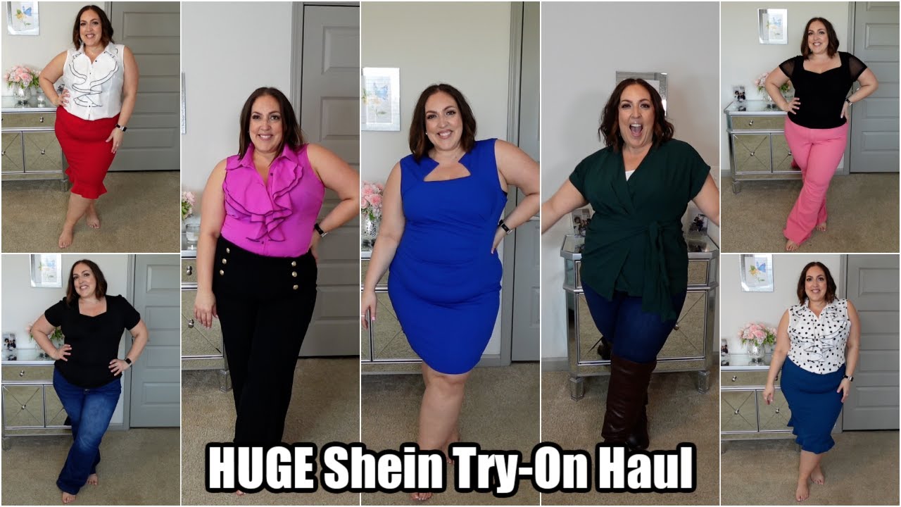 Shein Workwear: Plus Size Style on a Budget | HUGE Shein Try-On Haul