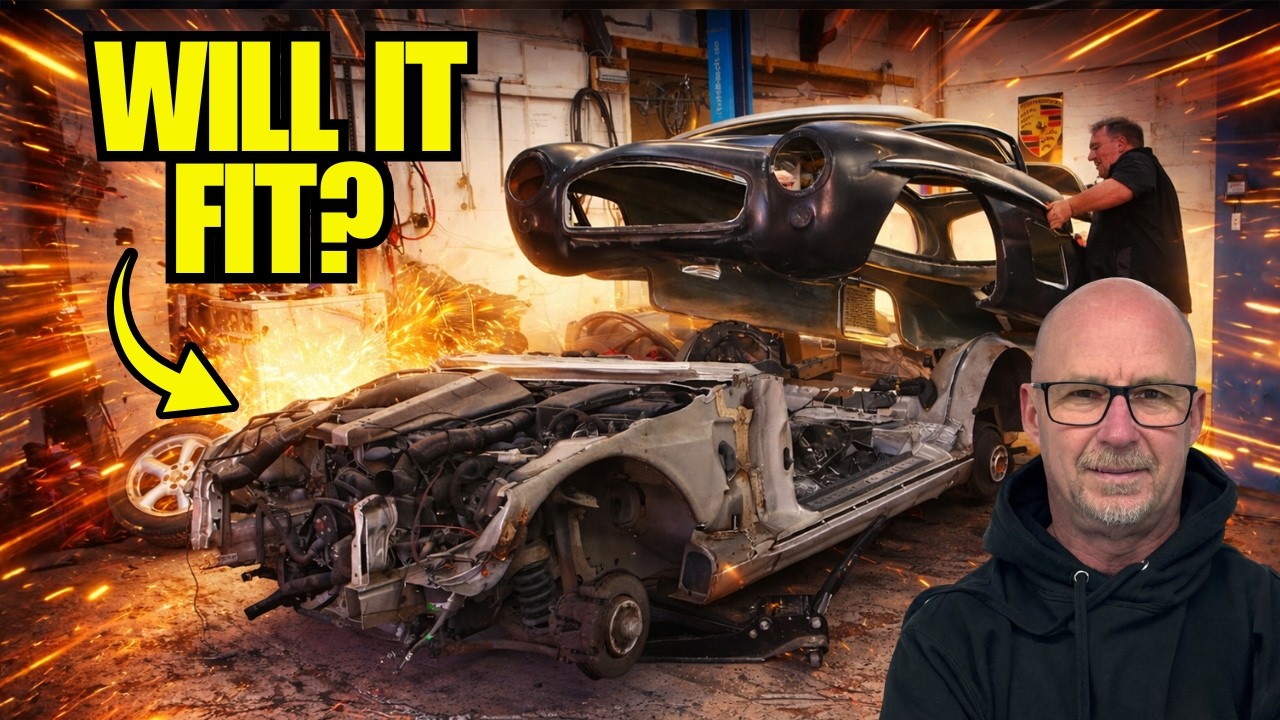 the SLK has a different body pt4 of the gullwing project
