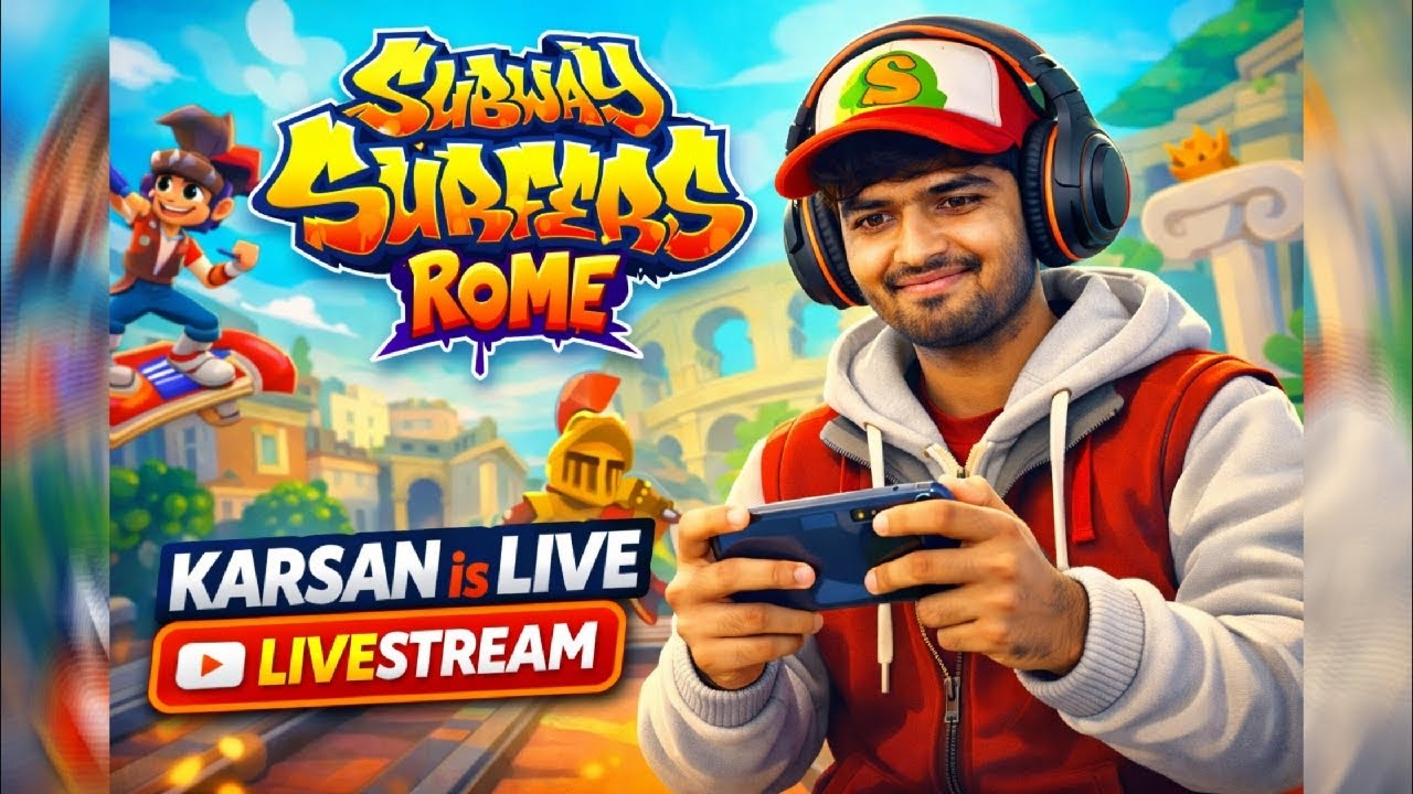 🚄 LIVE Subway Surfers Rome|| New Update |#subwaysurfers#shortfeeds #subwaysurferslive #shortlive