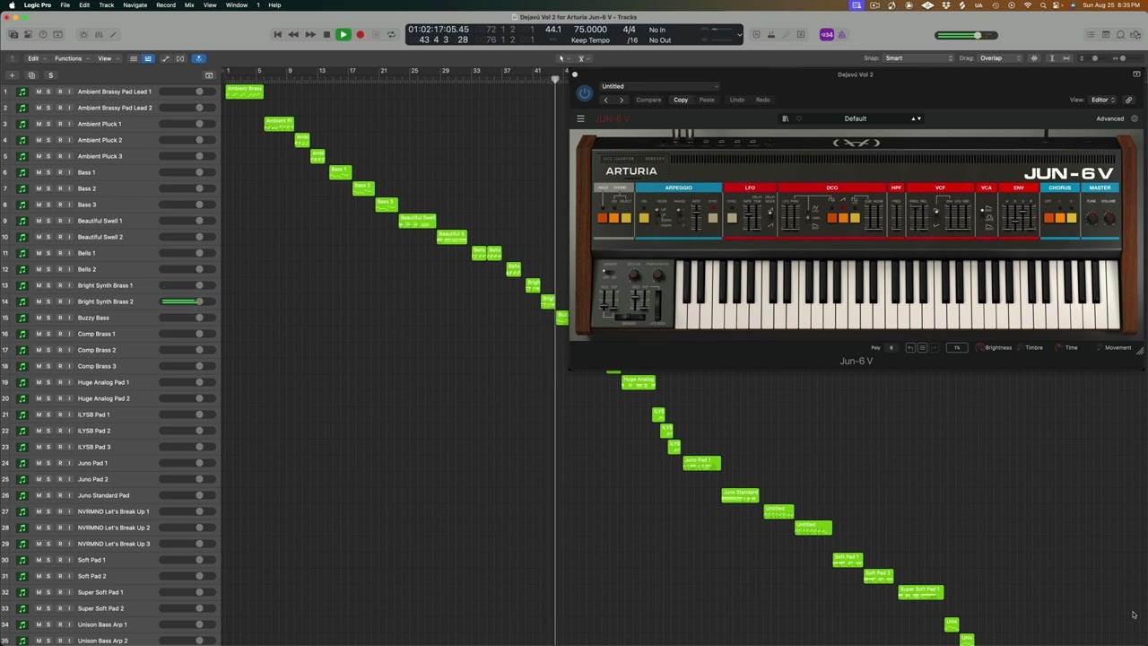 Dejavú Vol 2 for Arturia Jun-6 V