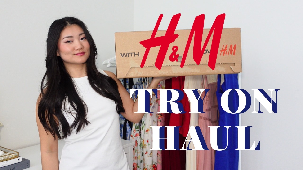 H&M SPRING SUMMER DRESS TRY ON HAUL