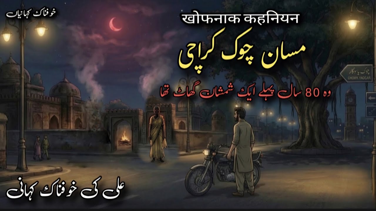 A Terrifying Scary Story Of Haunted Road Of Karachi|Horror Stories Urdu|Sachi Khofnak Kahaniyan 