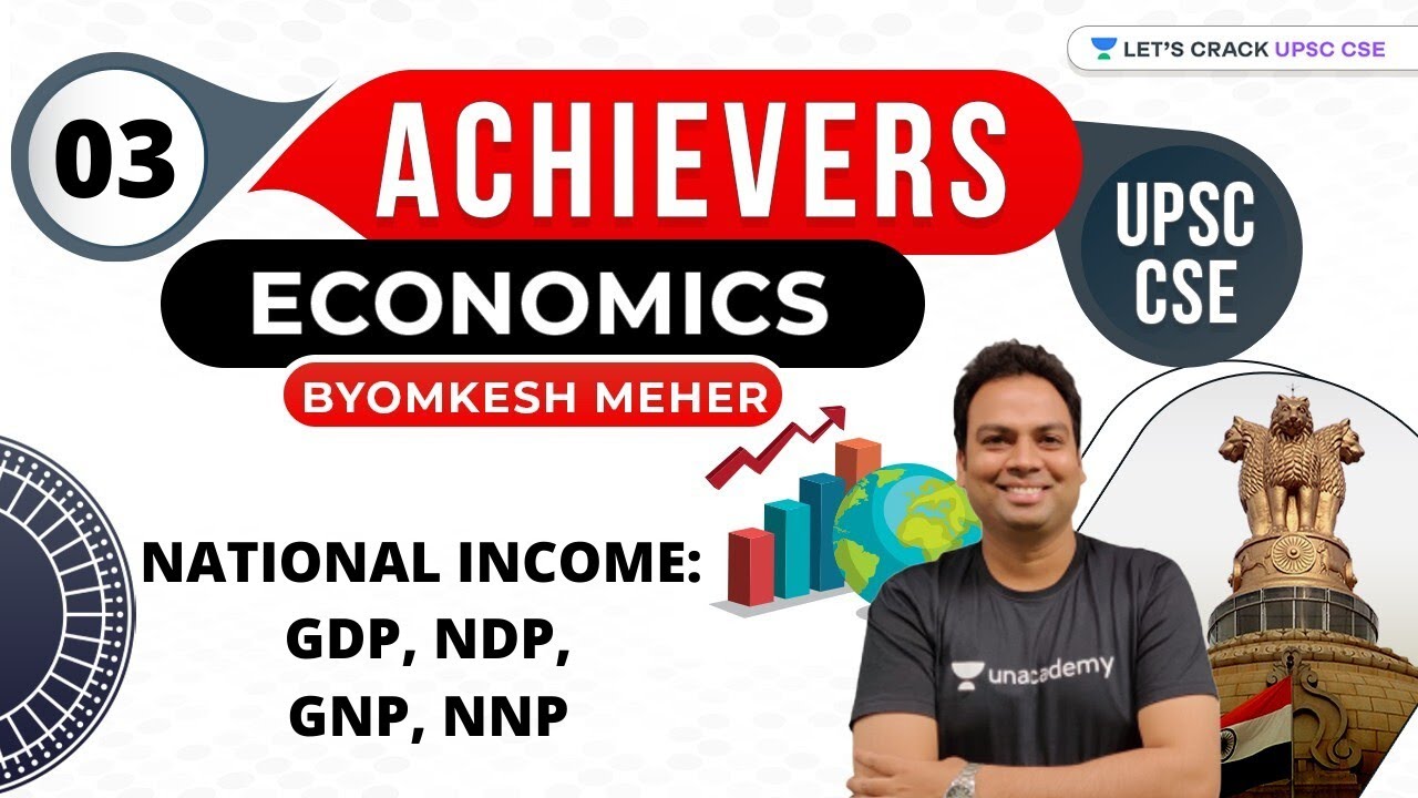 National Income - GDP, NDP, GNP, NNP | Achiever's Batch | Crack UPSC CSE/IAS 2021 | Byomkesh Meher