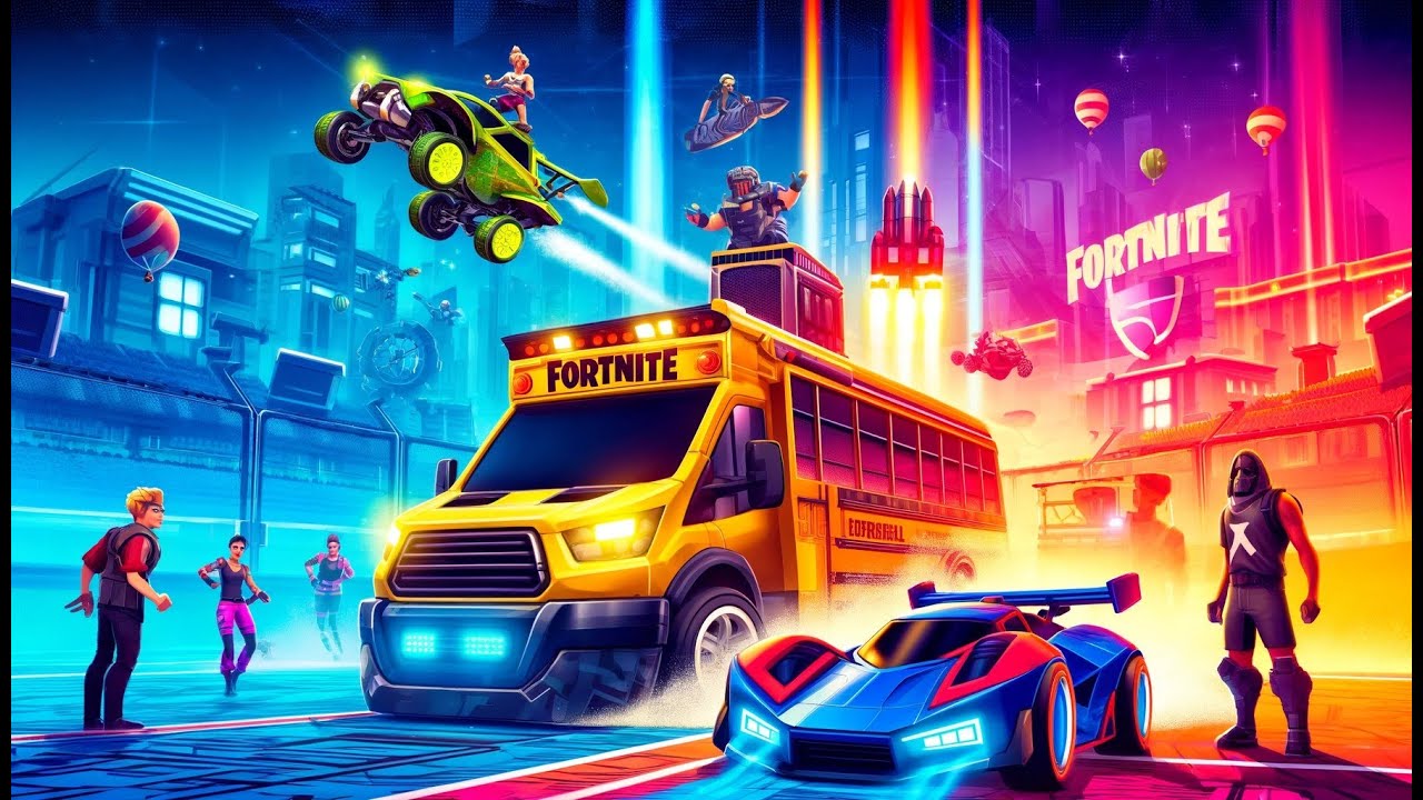 First Rocket League Match | Fortnite