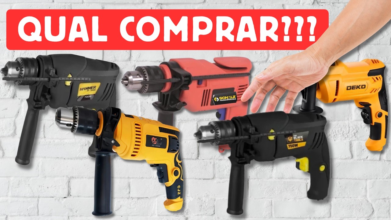 Qual a Melhor Furadeira de Impacto? Análise de 5 Modelos (Deko, The Black Tools e Mais)