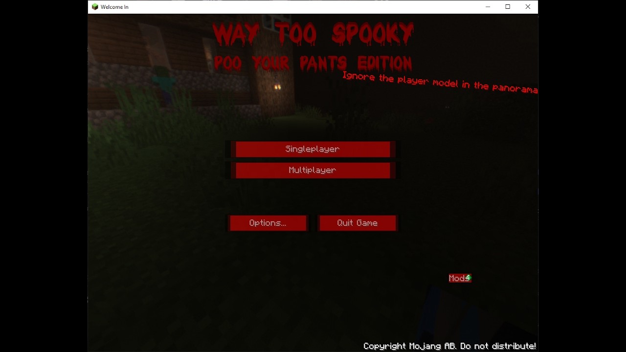 Playing my modpack Way Too Spooky