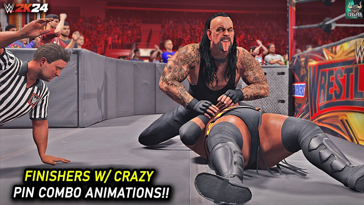 WWE 2K24 Finishers w/ Crazy Pin Combo Animations!!