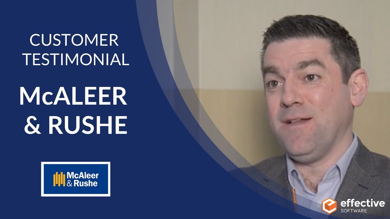 Engage EHS Customer Testimonial - McAleer & Rushe