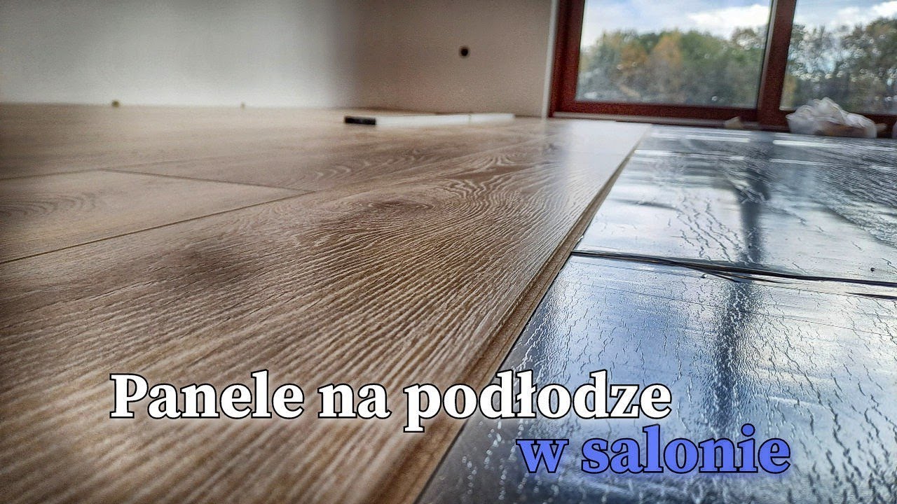 Układamy panele w salonie. #vlogbudowlany