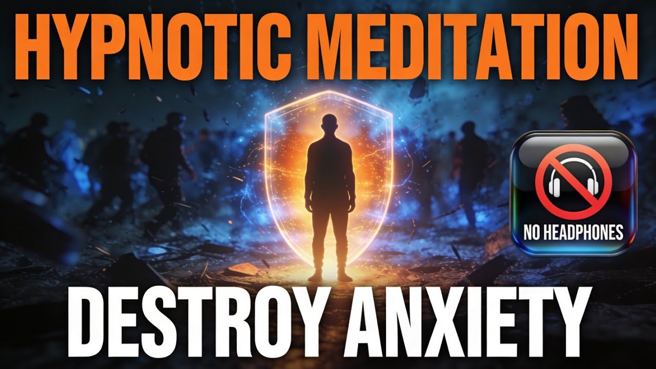 Destroy Social Anxiety & Fear: Guided Hypnotic Meditation (NO HEADPHONES)
