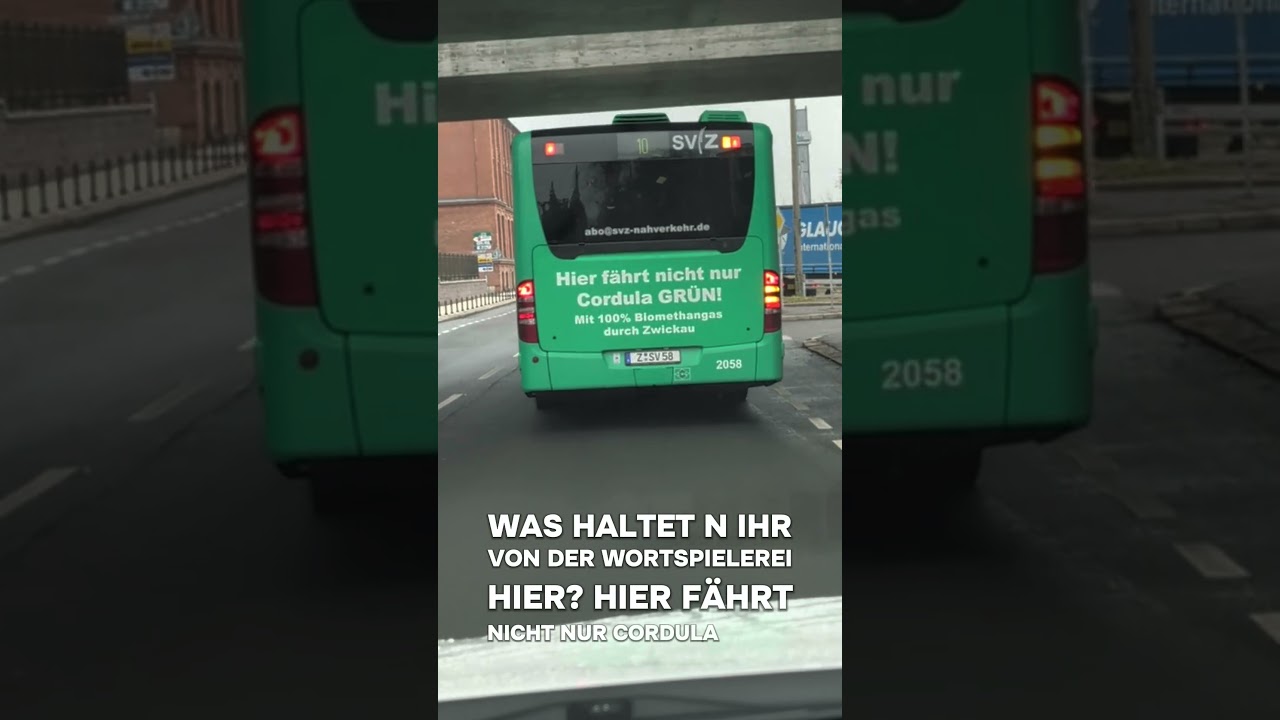 lustiges Marketing der Verkehrsbetriebe