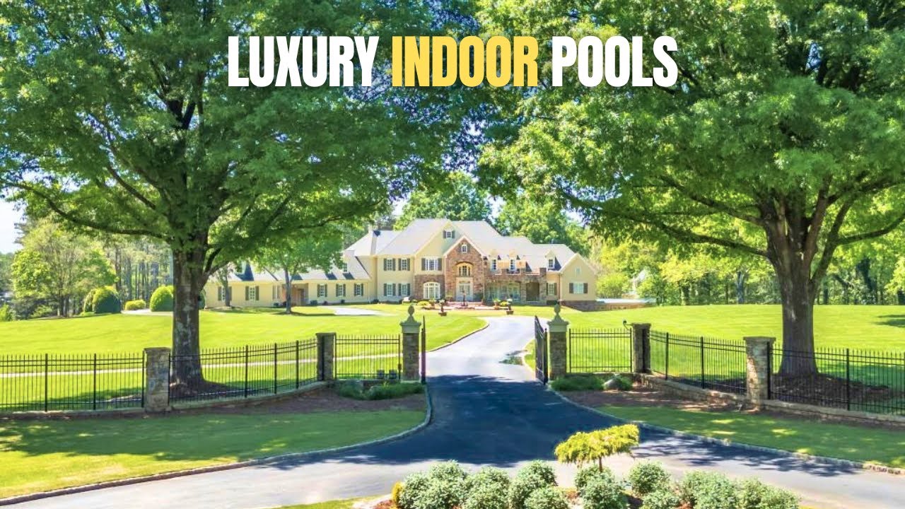Atlanta Luxury Homes with INDOOR POOLS! | Which One is Your Favorite?