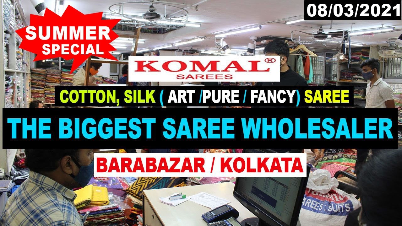 Biggest Saree (Cotton and Silk )  Wholesaler in Kolkata