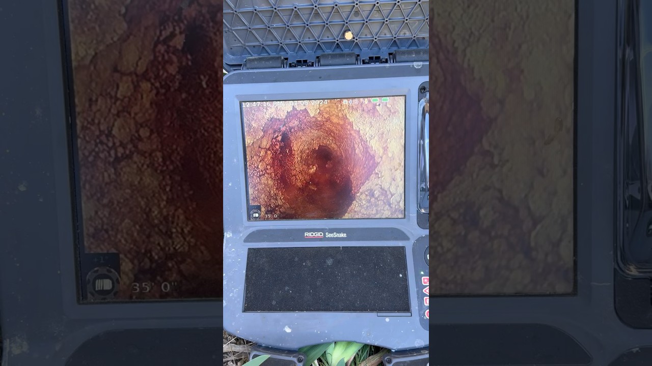 Taking A Look Inside A Clogged Drain Line
