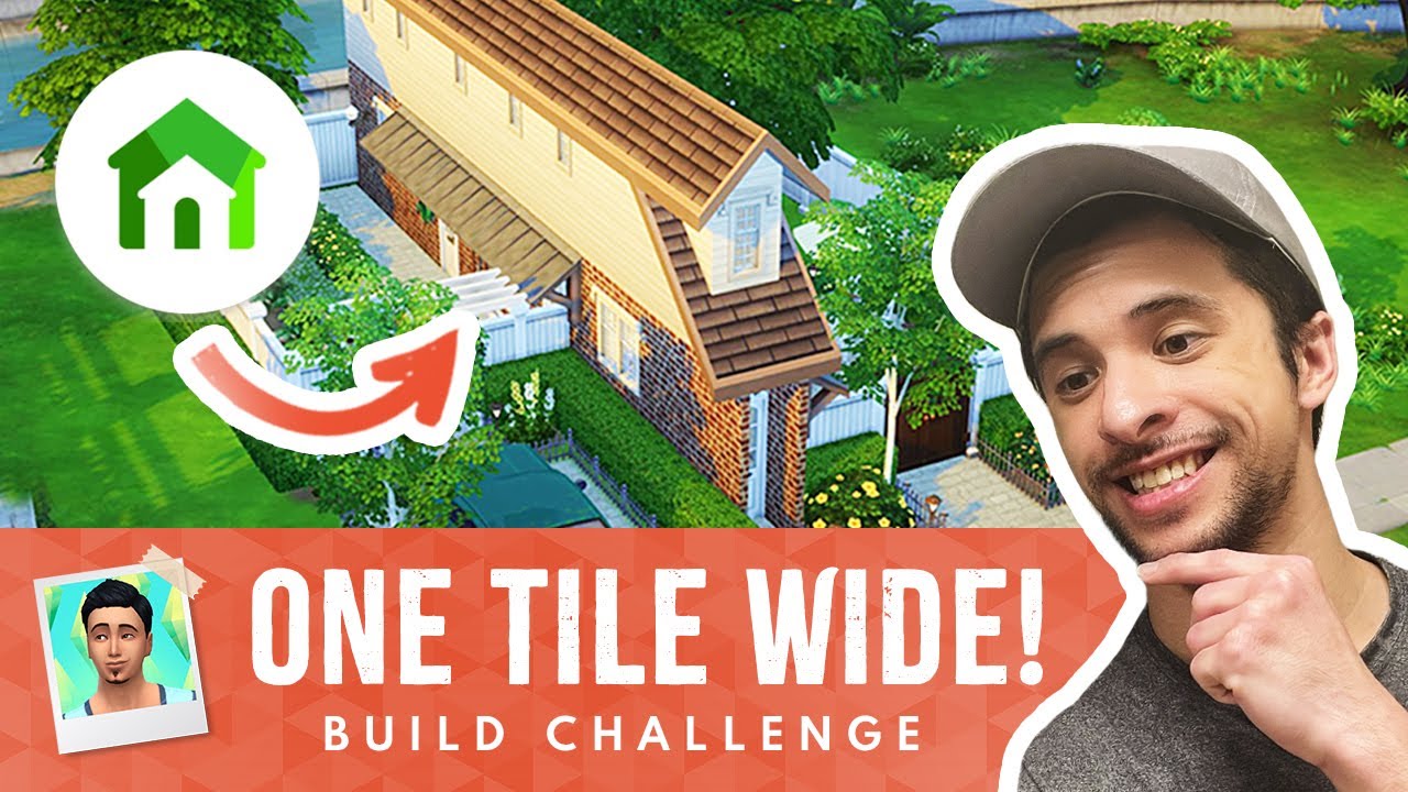 Can I Build a ONE-TILE WIDE Townhouse in The Sims 4?