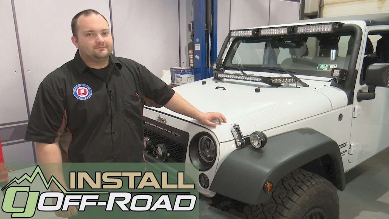 Jeep Wrangler Rugged Ridge Hood Catch Stainless Steel Pair 2007-2018 Installation