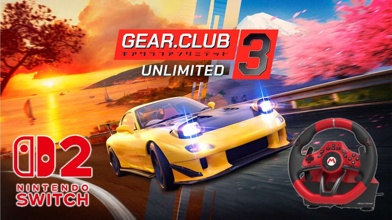 Let's play W/ hori steering wheel - #1 Gear club unlimited 3