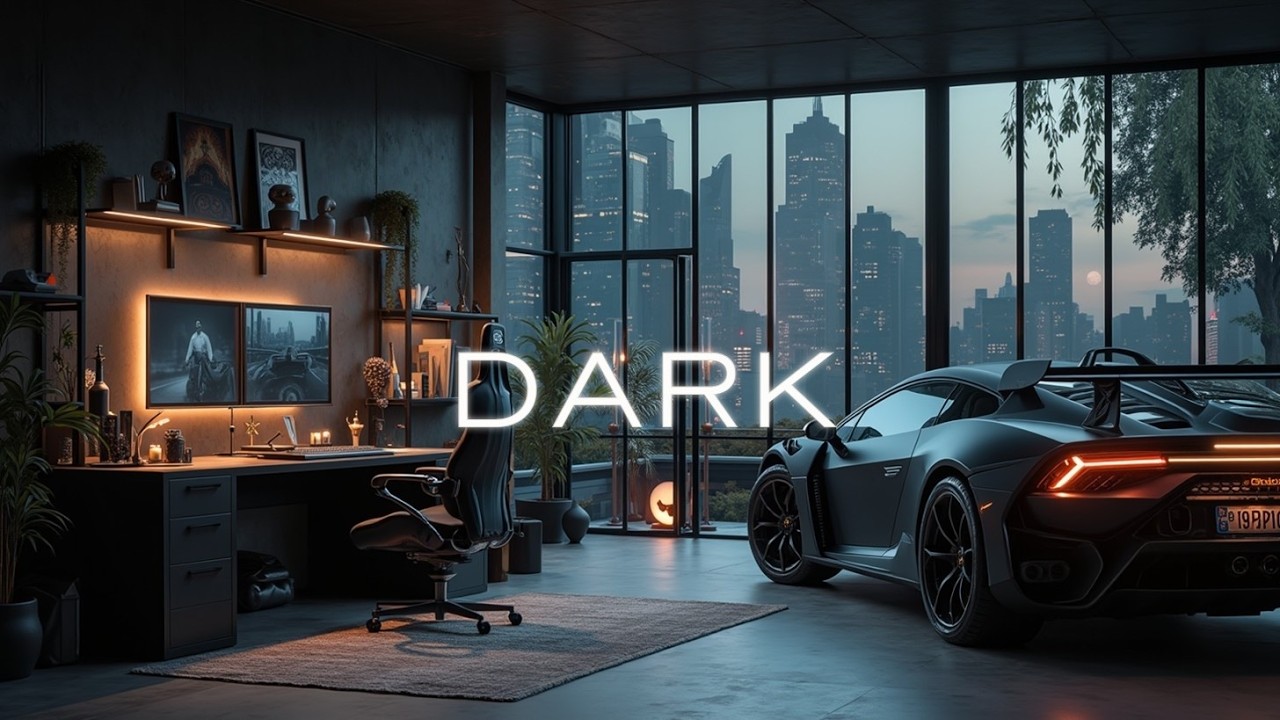 Luxury Deep Work Music | Matte Black Focus for Hyperfocus & Flow State 🌃 City