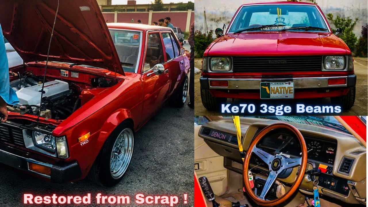 Toyota Corolla Ke70 Project Restoration | Corolla 1980 | 1982 Modified in Pakistan | Zero to Hero
