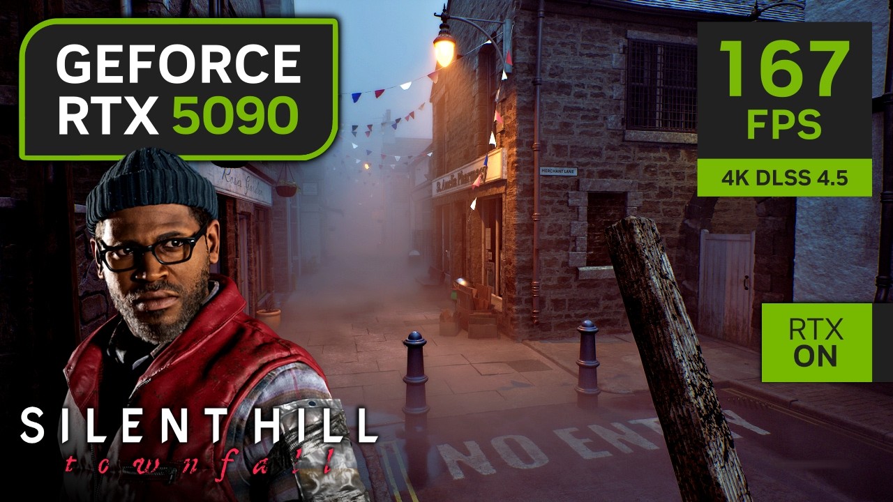 RTX 5090 on SILENT HILL Townfall | 4K Max Graphics with DLSS 4.5 & Ray Tracing!