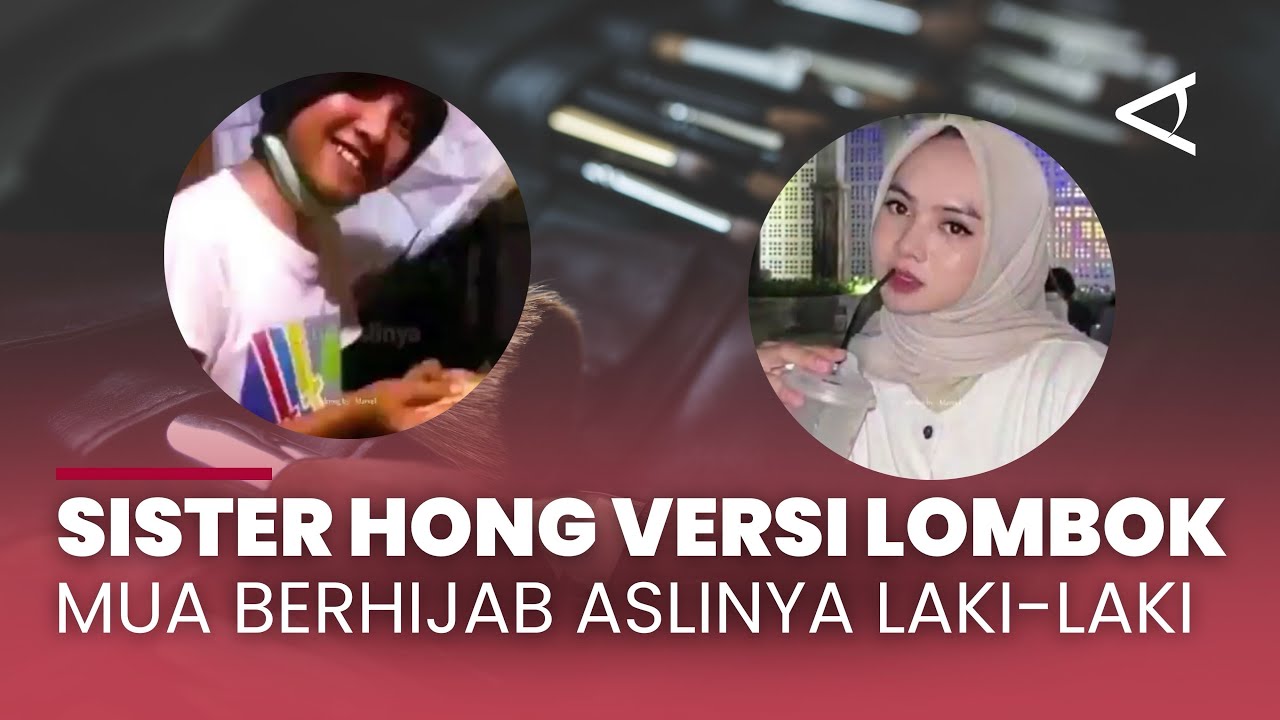 Viral! Lombok's version of Sister Hong: Male MUA disguises himself as a woman