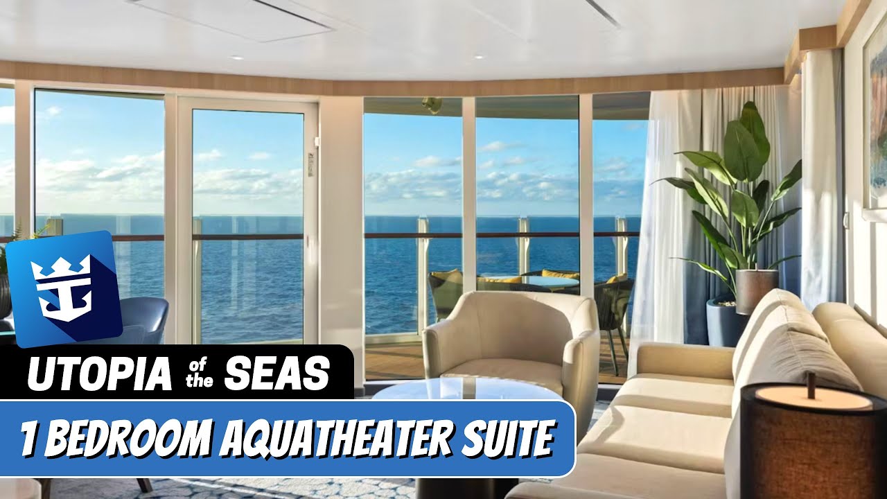 Utopia of the Seas | 1-комнатный люкс AquaTheater с полным обзором | Royal Caribbean | 2024 | 4K