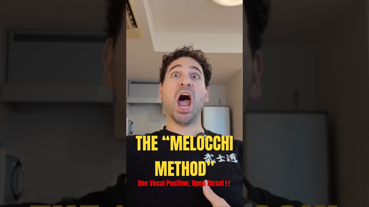 The &ldquo;Melocchi Method&rdquo;: 🌟 One Vocal Position, Open throat, Low Larynx 🎶 #singingvoice #opera #tenor