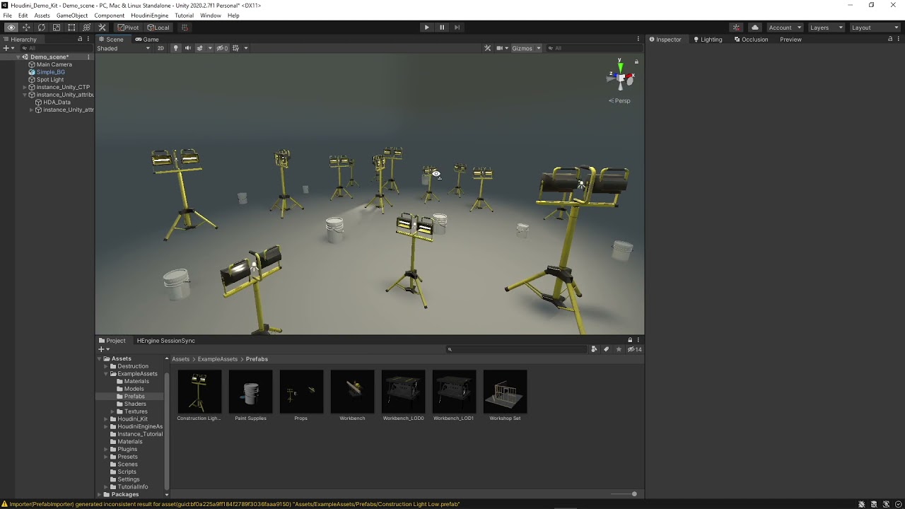Houdini Engine for Unity | Instancing & Variation
