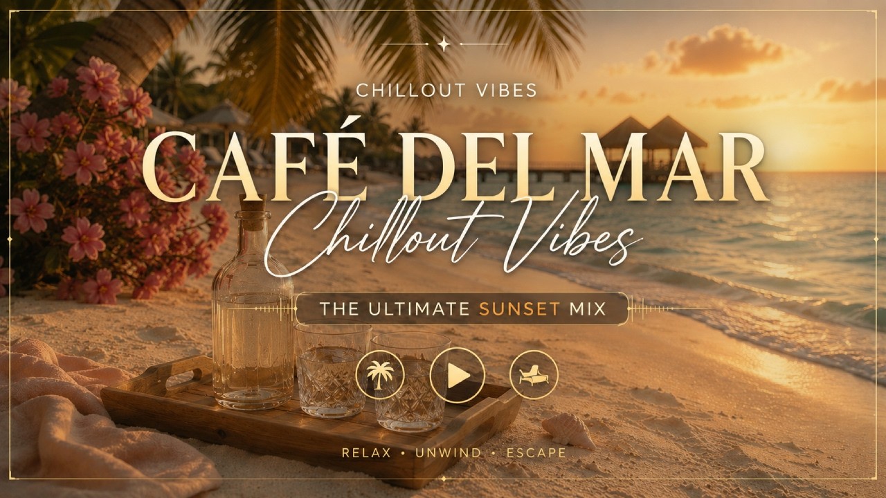 Cafe del Mar Chillout Podcast | Beach Lounge Music ~ Sunset Chill Podcast & Relaxing Vibes 2026