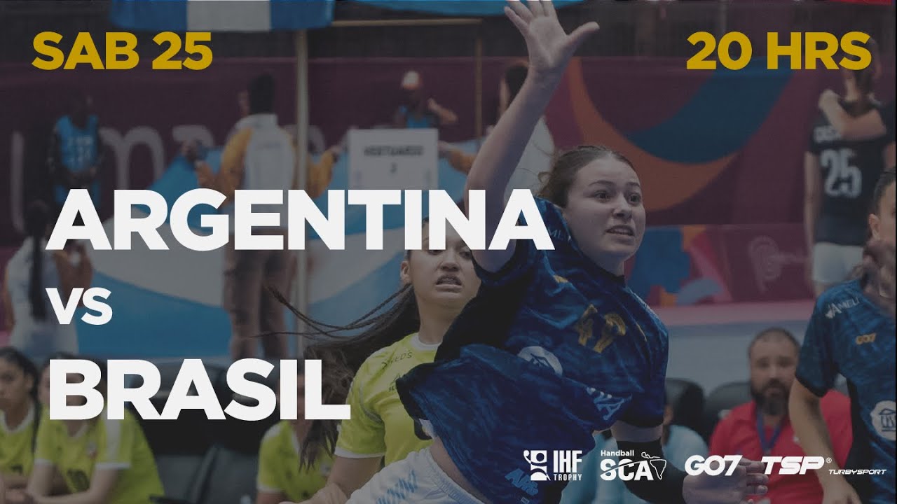 HSCA - IHF TROPHY JUVENIL FEMENINO 2023 | ARGENTINA vs BRASIL