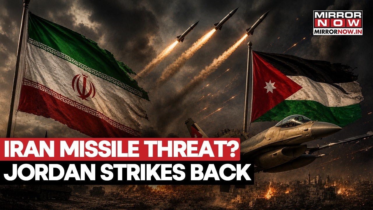 Iran Missiles Over Jordan? Amman Sirens Blare as Jordan Announces Interceptions | Visuals On Camera