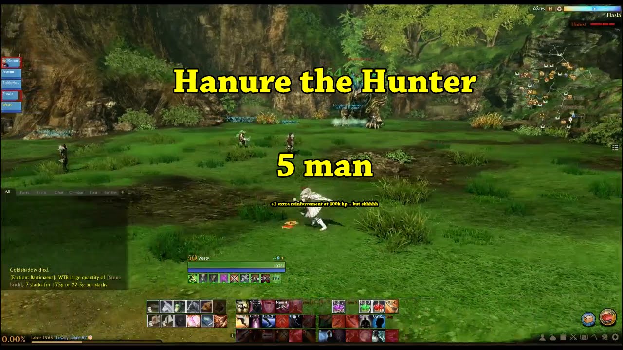 ArcheAge - Hanure The Hunter 5man