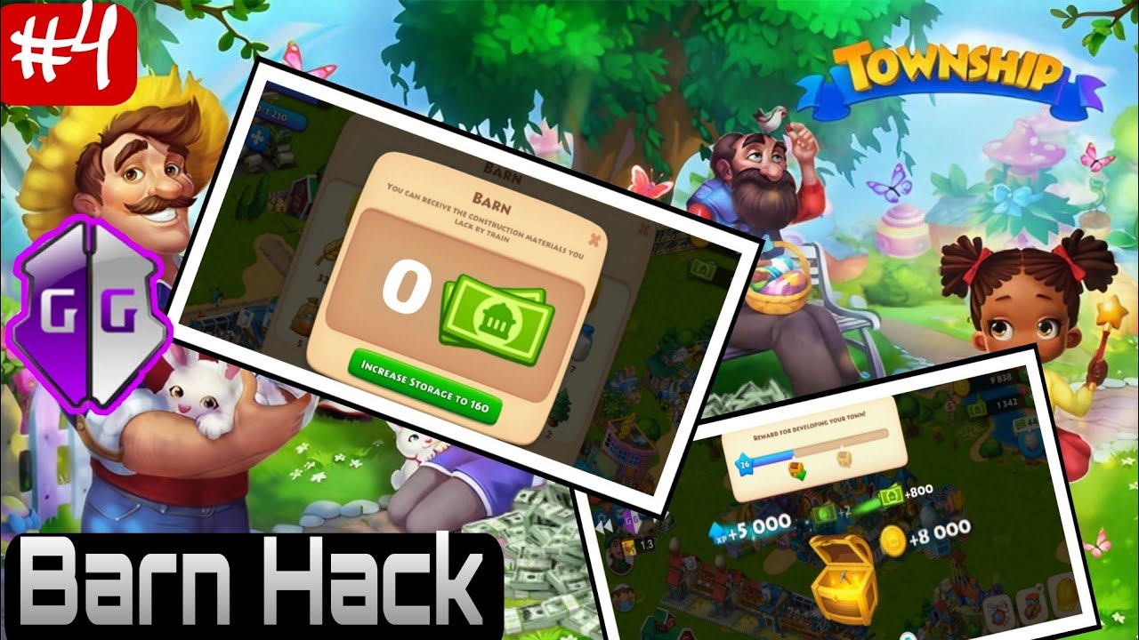 Township Gameplay with Game Guardian || Barn Hack || Gameplay#4