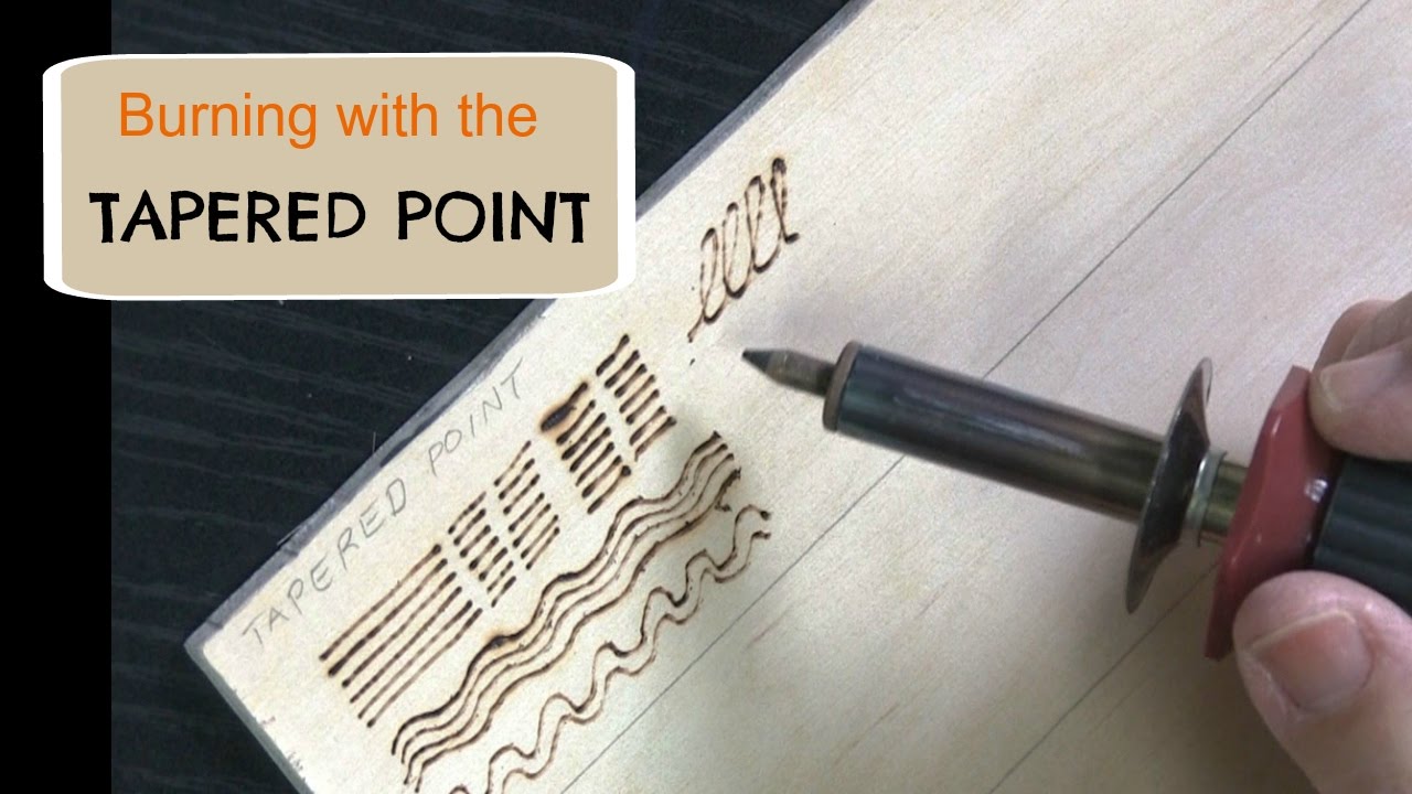 Wood Burning & Pyrography - Stroke Techniques with the Tapered Point