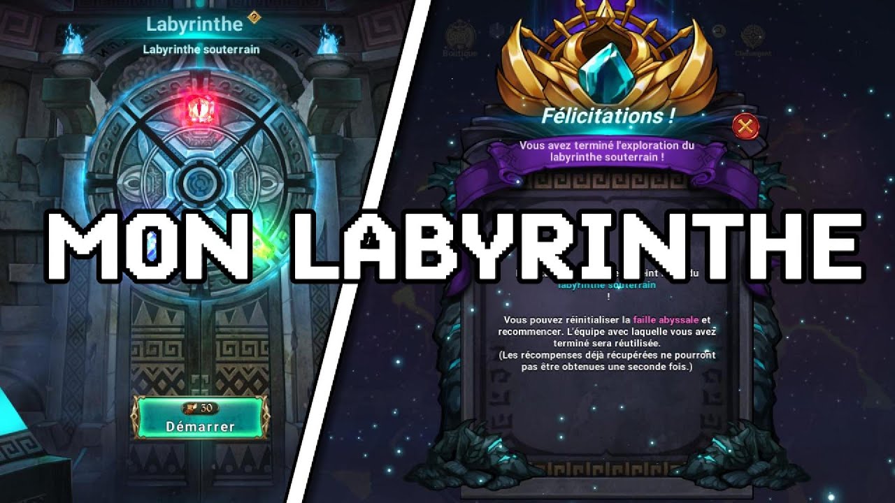 Mon Labyrinthe (ce n'est pas un tuto)