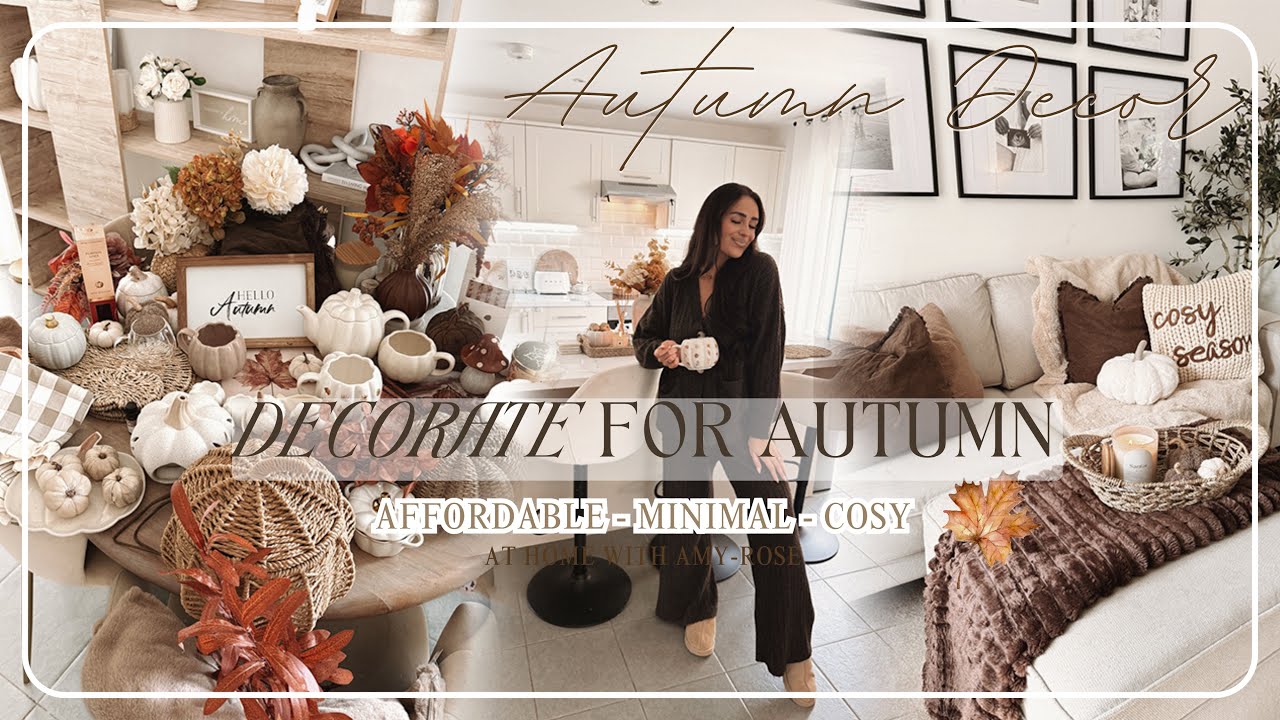 DECORATE FOR AUTUMN | AFFORDABLE FALL DECOR | COSY HOME!