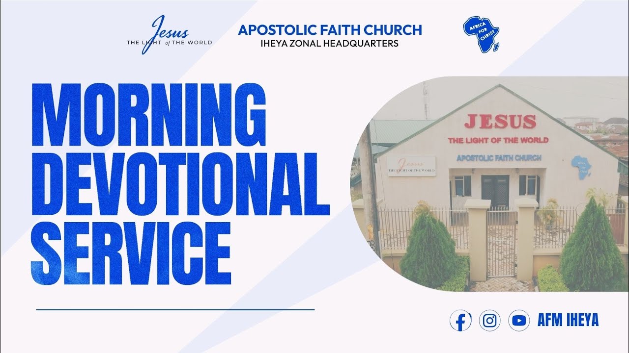 Devotional Service. 01 - 02 - 2026. Apostolic Faith IHEYA