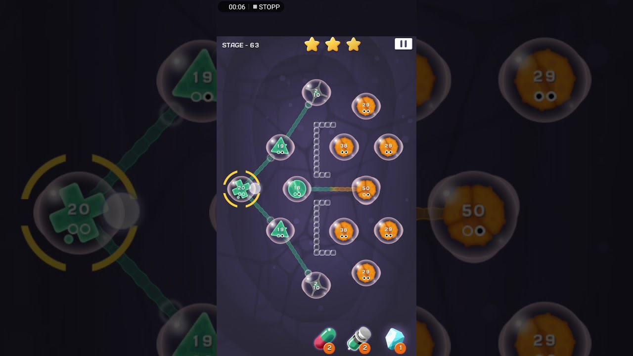 Cell Expansion Wars Walkthrough Lvl 63