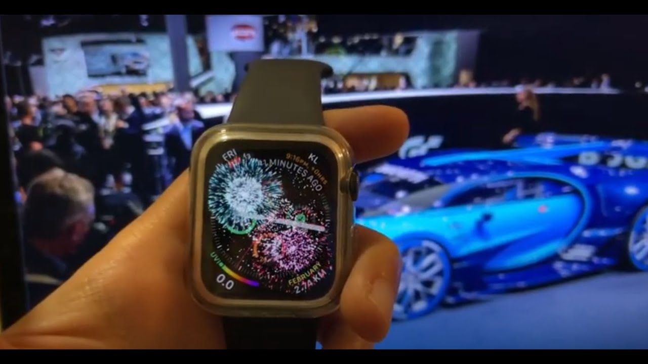 Special fireworks effect on Apple Watch series 6 for Happy Lunar New Year
