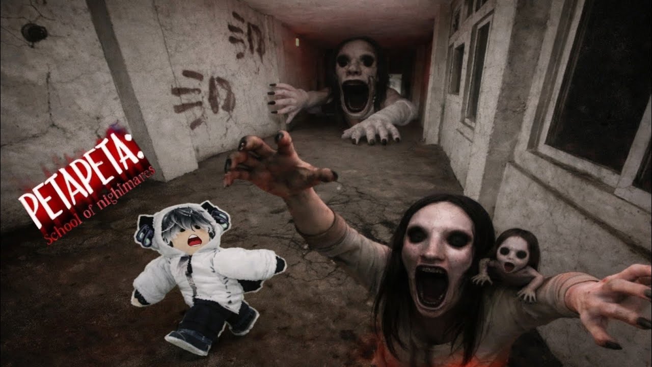 Horror Roblox 😱 Yuta dan Hanan Uji Nyali di Sekolah Mimpi Buruk Dikejar Hantu Peta Peta #roblox 