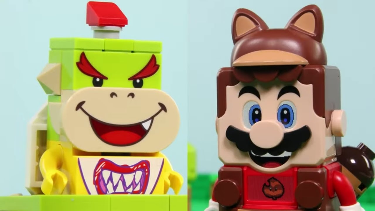 LEGO Experimental Bowser Jr. vs Mario! STOP MOTION LEGO Mario Experimental Vehicles | Billy Bricks