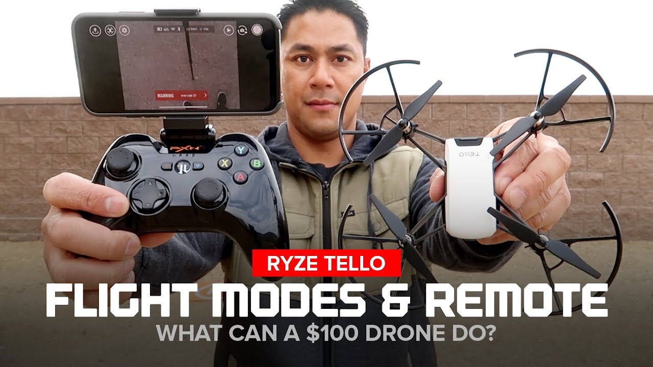 Ryze Tello Drone - Flight Modes and Bluetooth Remote Controller
