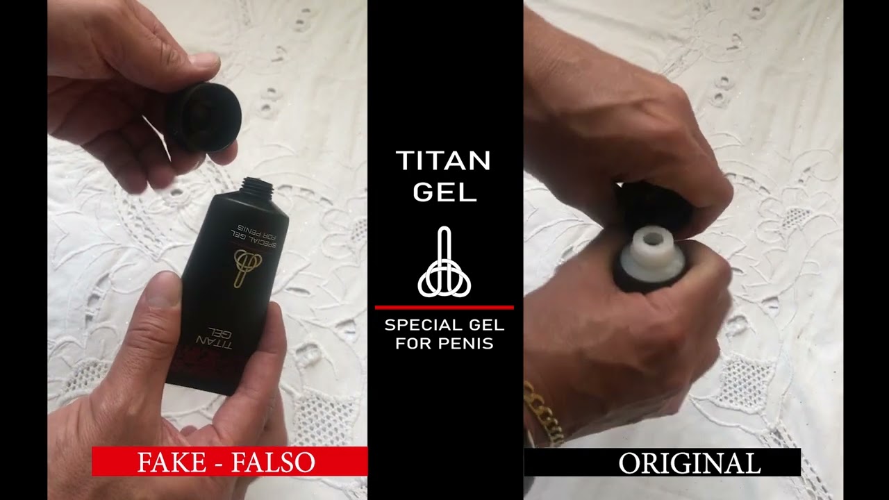TITAN GEL DISTINGUIR ORIGINAL DE COPIA (FAKE)