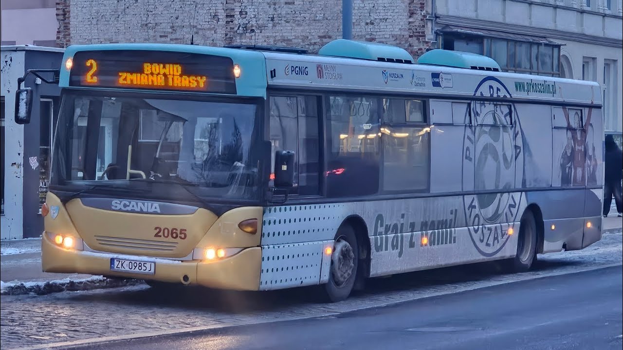 Scania CN280UB 4X2 EB #2065 MZK Piłka Ręczna Koszalin 