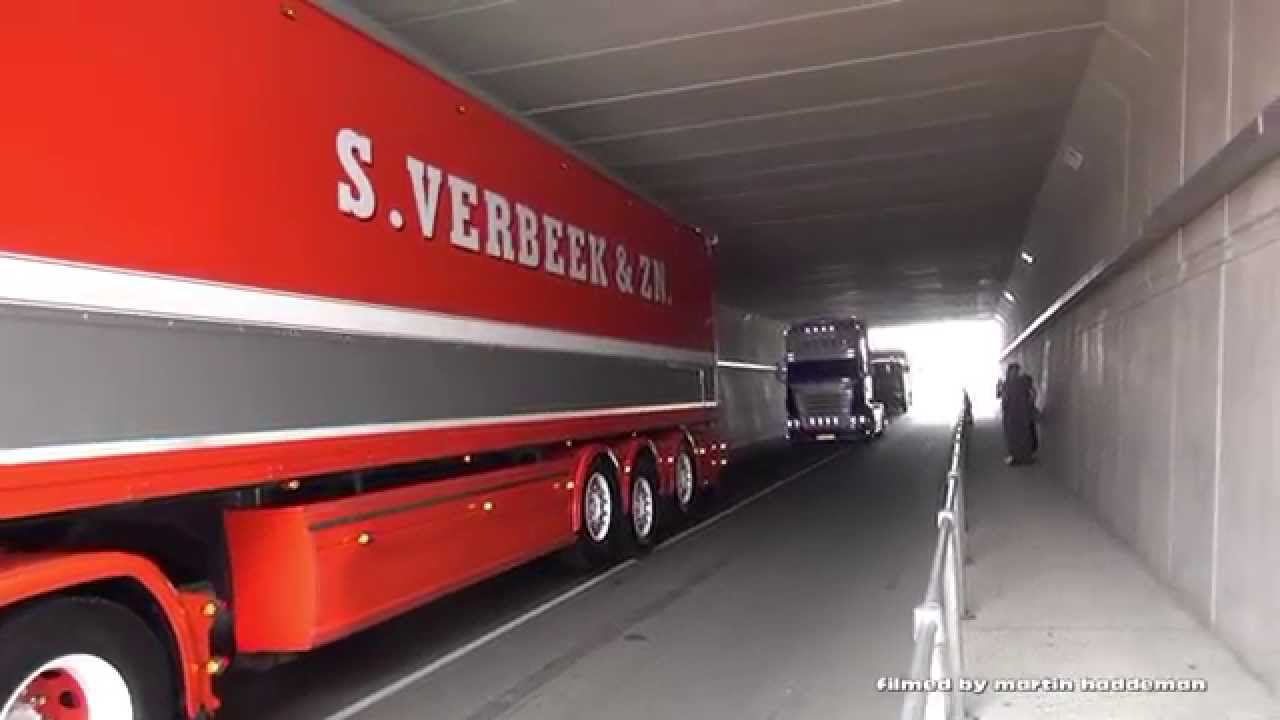Scania's trucks shows, waar het ook zij S Verbeek is erbij