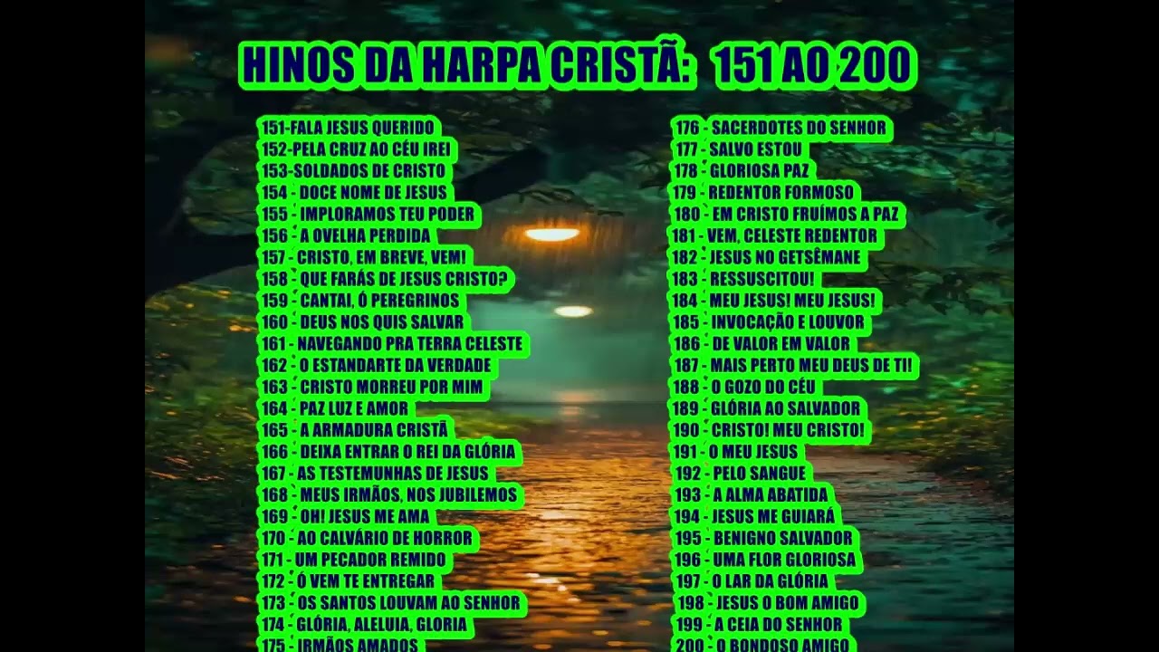 𝐇𝐈𝐍𝐎𝐒 𝐃𝐀 𝐇𝐀𝐑𝐏𝐀 𝐂𝐑𝐈𝐒𝐓Ã - 𝟭𝟱𝟭 Á 𝟮𝟬𝟬 [ 𝐂𝐎𝐍𝐓𝐄Ú𝐃𝐎𝐒 𝐍Ã𝐎 𝐀𝐔𝐓𝐎𝐑𝐀𝐈𝐒 ]