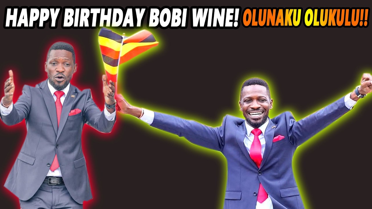 🔴Essanyu!! Leero Mazalibwa ga #BobiWine 🎂🎉 Laba Abantu Bwebajaguziza Birthday Ye!!