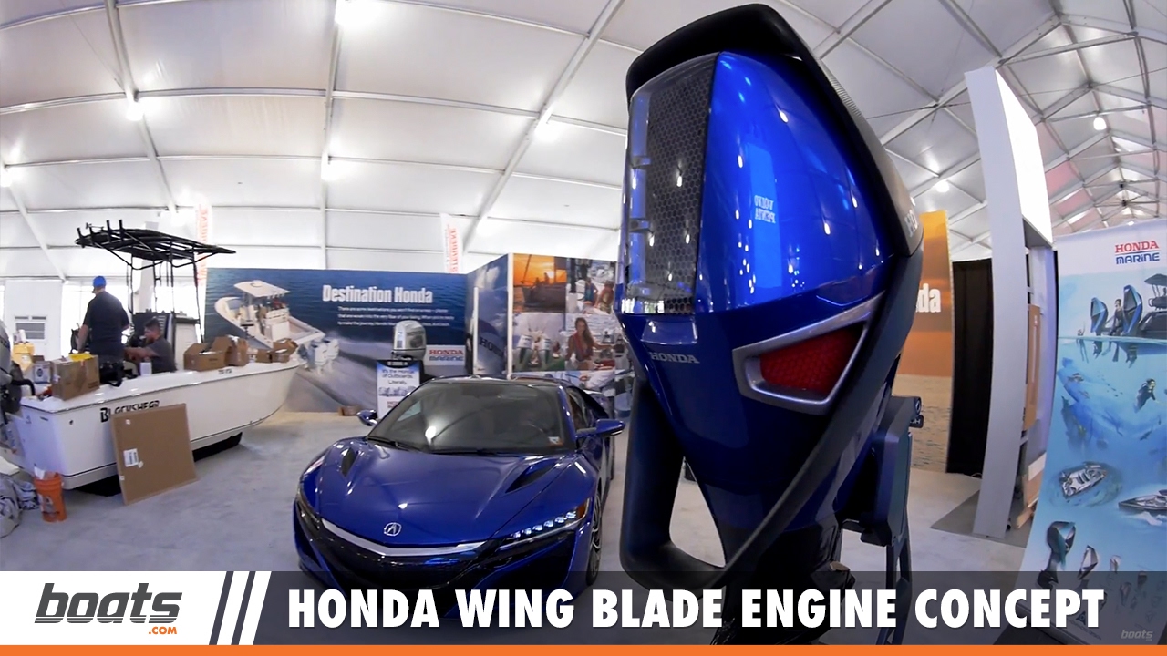 Honda Wing Blade Engine Concept: First Look Video Sponsored by United Marine Underwriters