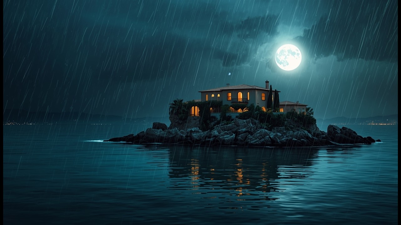 Fall Asleep Fast with Rain & Thunderstorm Sounds – Rainy Night Sleep Ambience 🌧️⛈️😴